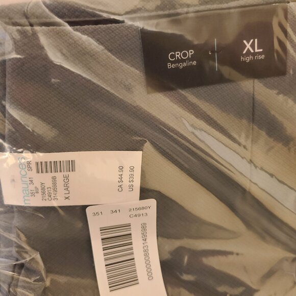 Maurices Bengaline Textured High Rise Skinny Cropped Dress Pant - XL - Picture 6 of 6